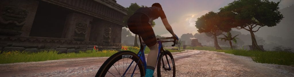 Using a gravel bike in Zwift? Be sure to use these wheels…