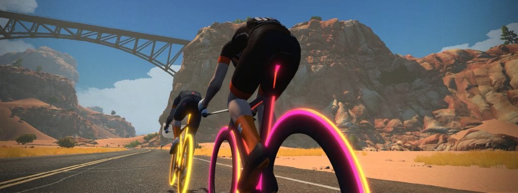 tron zwift bike