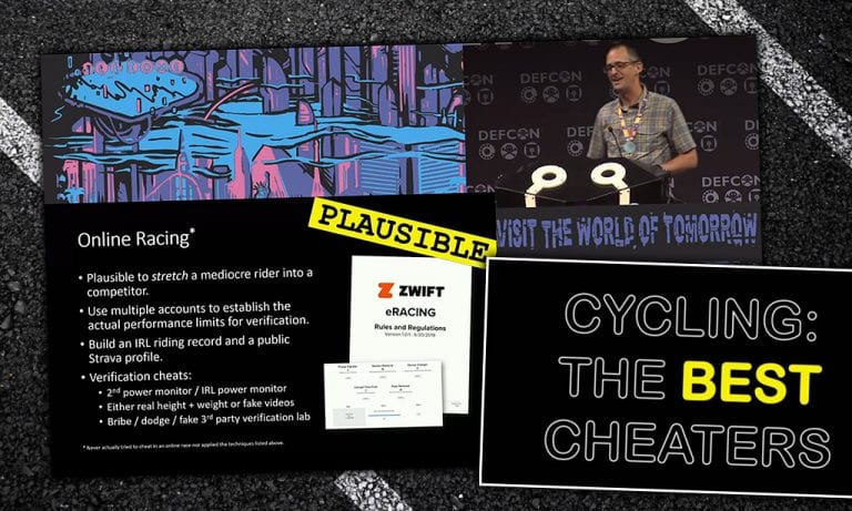 Video: Cheating in eSports: How to Cheat at Virtual Cycling (from DEF CON)