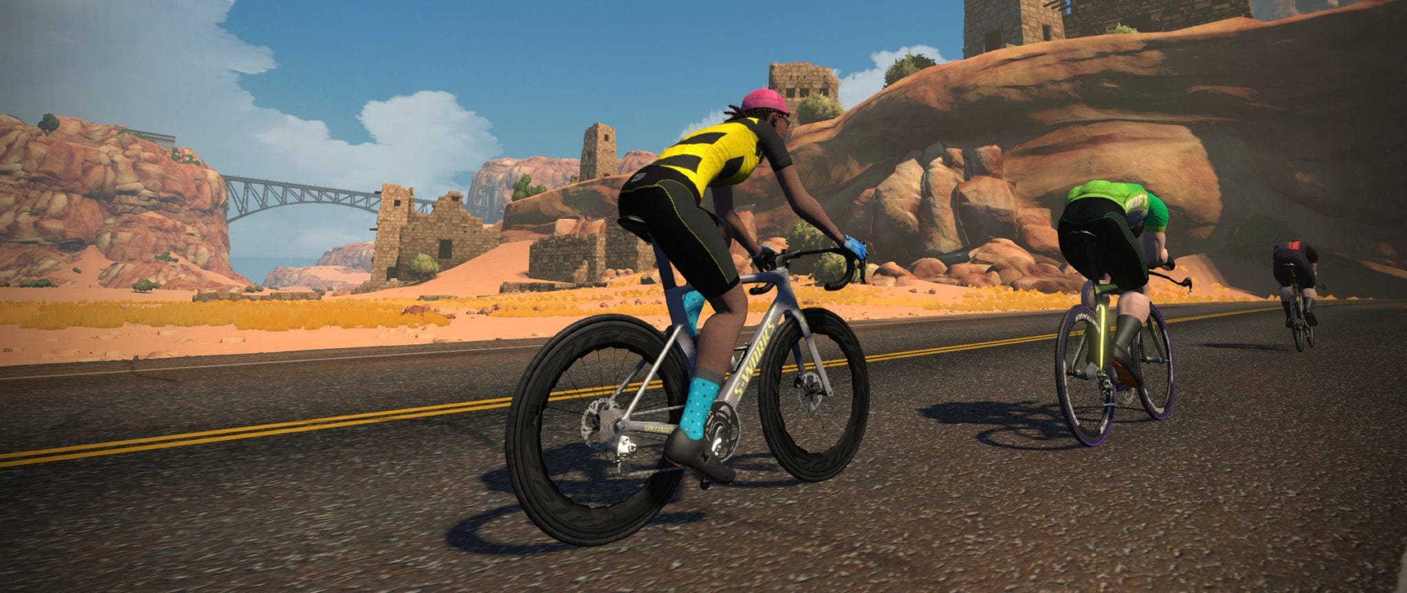 Drafting in Zwift is it easier to draft behind a larger rider? Zwift Insider