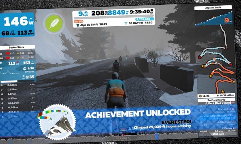 vEveresting with Adrian Timmis: Alpe du Zwift 8 and a Half Times