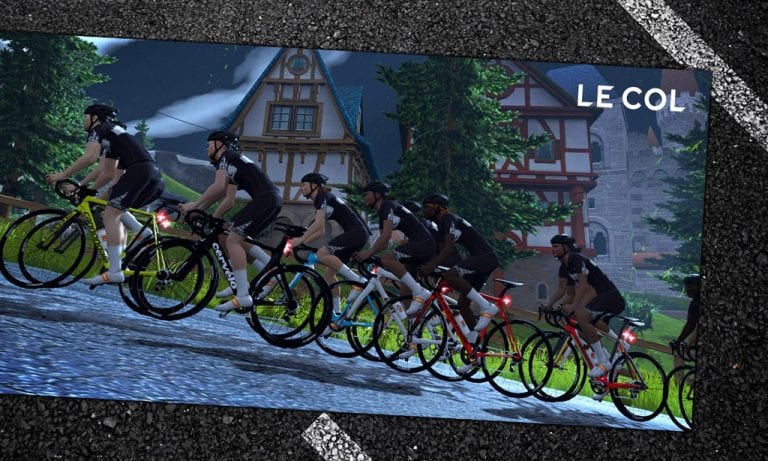 Training with Le Col Sessions on Zwift