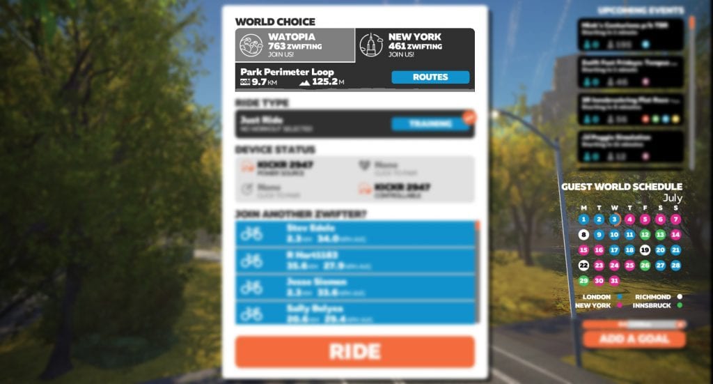 Ride Any Zwift Guest Map On iOS/Android Using this Date Hack Zwift