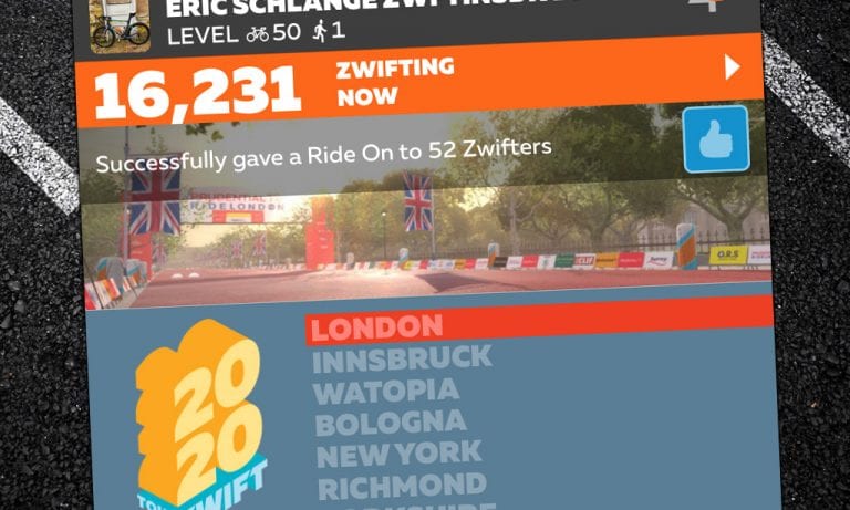 New “Peak Zwift” Achieved: 16,231