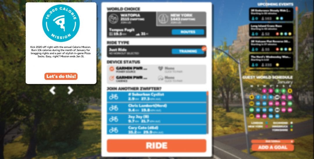 10,000 Calorie Mission Announced Zwift Insider