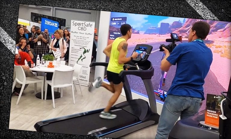 Video: Running a Sub-4-Minute Mile on Zwift