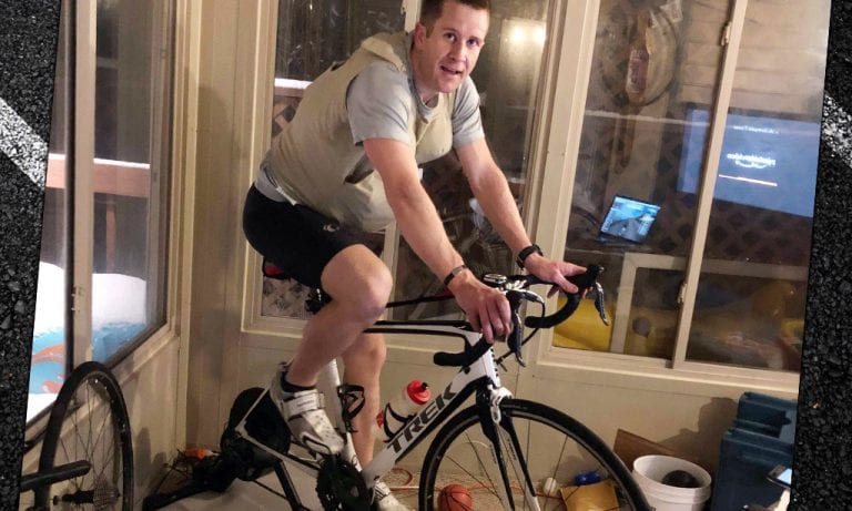 Short-Sighted Husband Zwifts 6 Months Pregnant