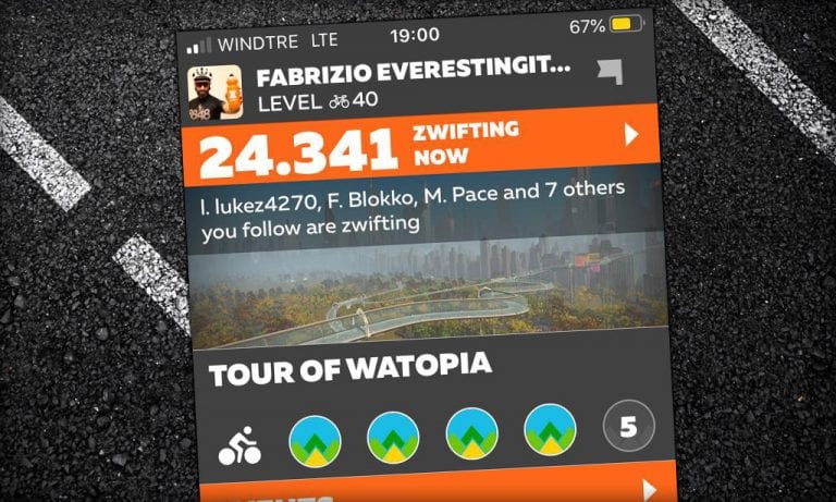 New “Peak Zwift” Achieved: 24,341