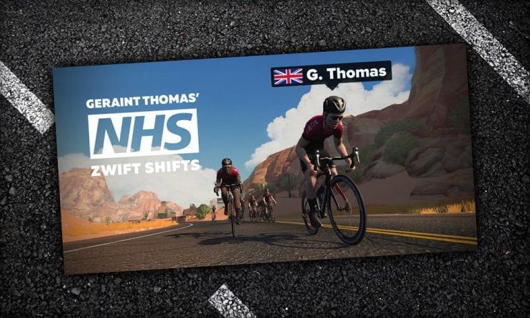 Join Geraint Thomas On His NHS Zwift Shifts