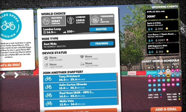 Zwift Game News: 2nd Guest World Option, Delayed UI Update
