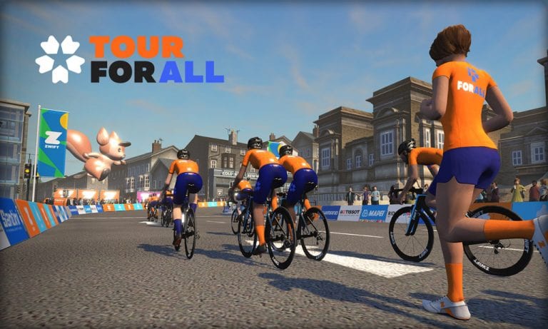 Zwift “Tour for All” Fundraiser Event Series Details