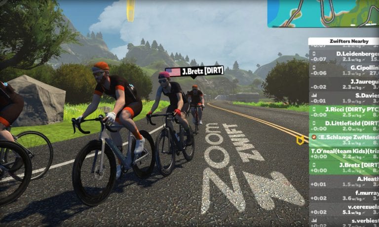 Creating a Zoom Zwift Meetup