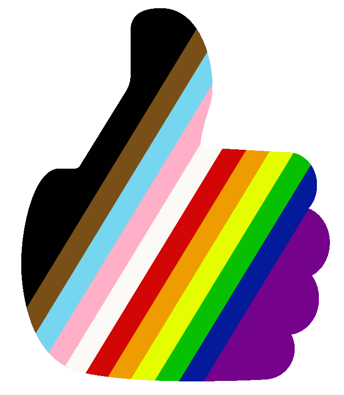 gay pride flag emoji facebook post