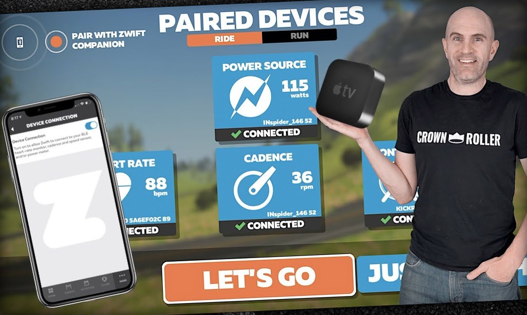 pairing hrm with zwift