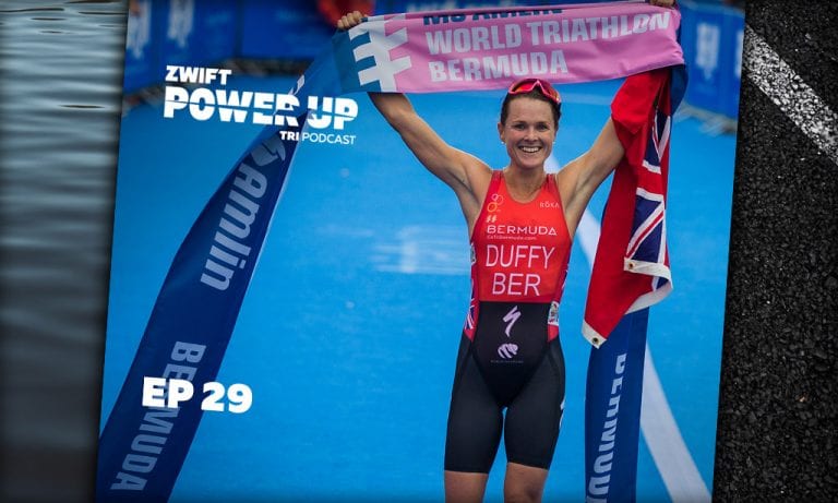 Flora Duffy: How to be a Multidimensional Triathlete (Zwift PowerUp Tri Podcast #29)