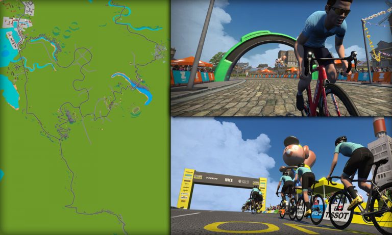 Route Maps & Details for Zwift’s France Course