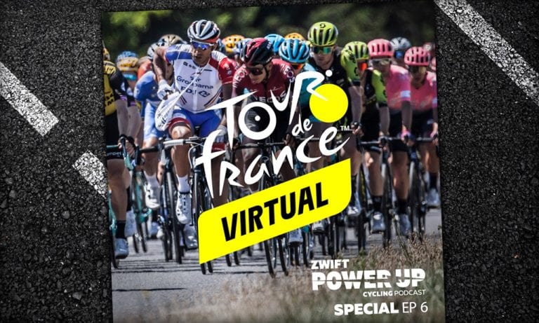 Virtual Tour de France Stage 5 and 6 Winner Interviews with Ash Moolman Pasio, Mike Woods And More (Zwift PowerUp Cycling Podcast)
