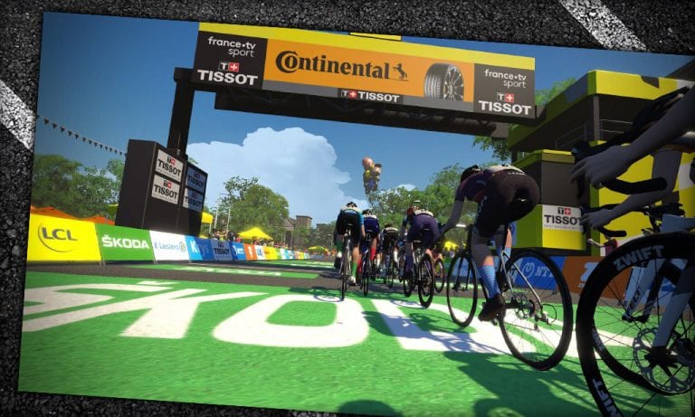 Women’s Virtual Tour de France Stage 4: the Final Moments