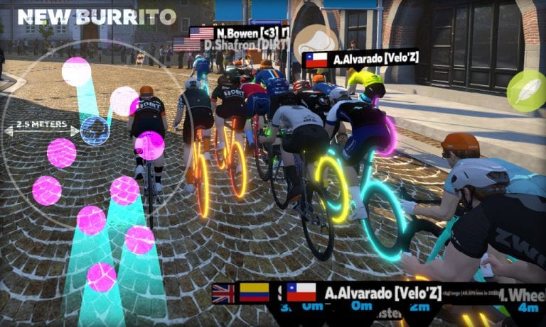 All About Zwift’s Updated Feather and Burrito Powerups