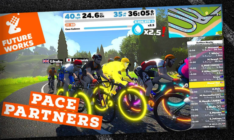 Video: Zwift FutureWorks Pace Partners: New Drop Multiplier Game