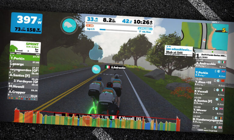 The View From the Back – Zwift’s November Fondo