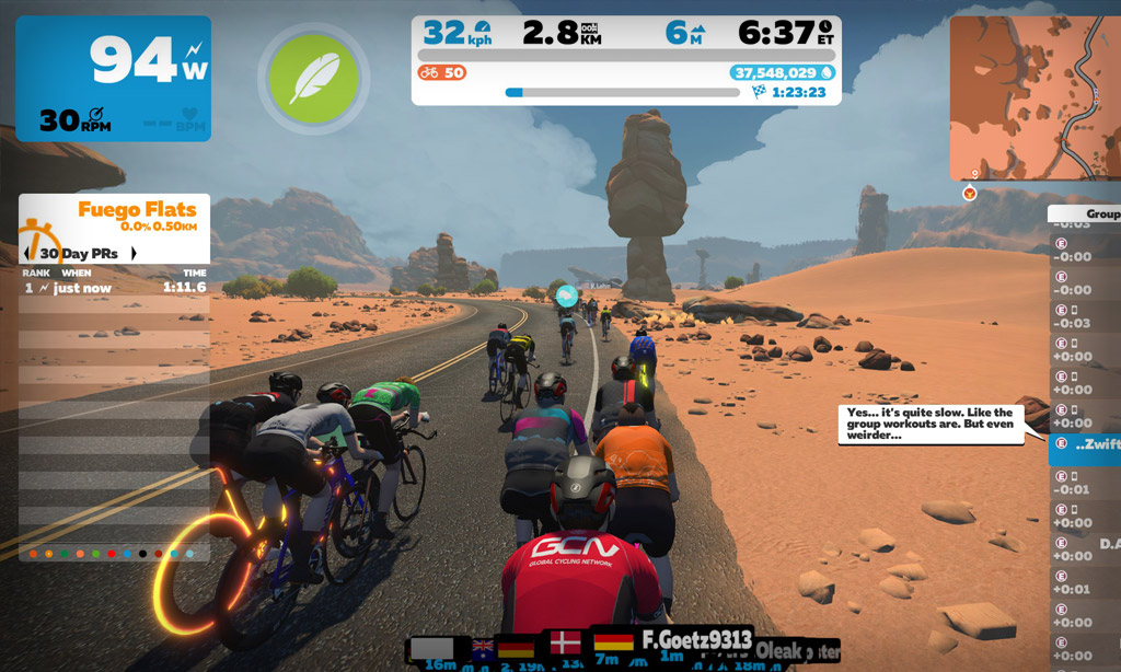 partij Slaapzaal Taiko buik Rubber-Banding in Group Rides: the Mysterious TEST_BIT_10 | Zwift Insider