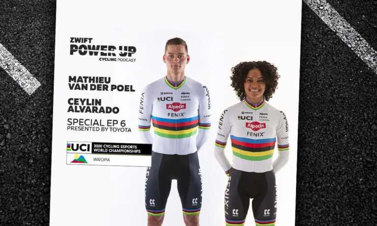 Special Episode Six: Mathieu Van Der Poel and Ceylin Alvarado (Zwift PowerUp Cycling Podcast)