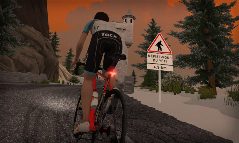 Have You Seen the Yeti on Alpe du Zwift?