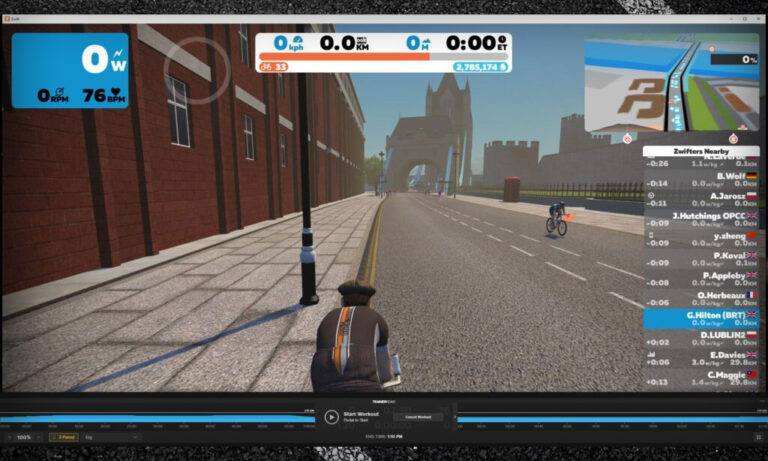 Running Zwift and TrainerRoad Together