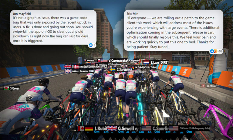 Zwift To Release Important Performance Bug Patch
