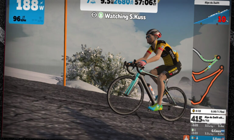 An Interview with Sepp Kuss On Alpe du Zwift