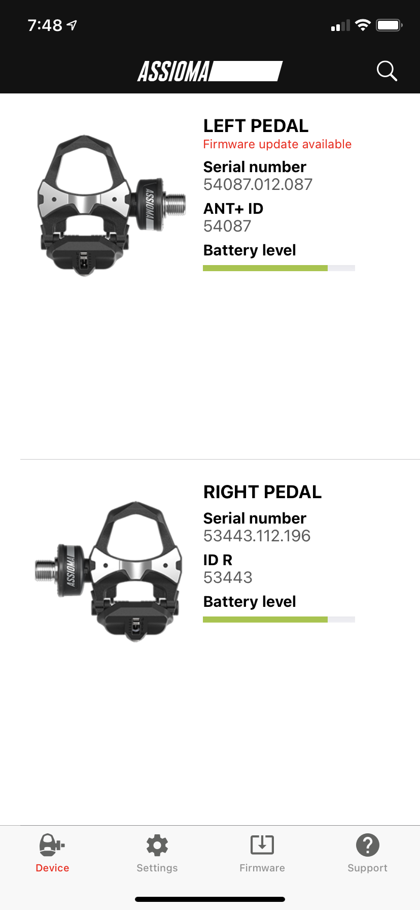 ASSIOMA CALIBRATION ERROR visual data 5