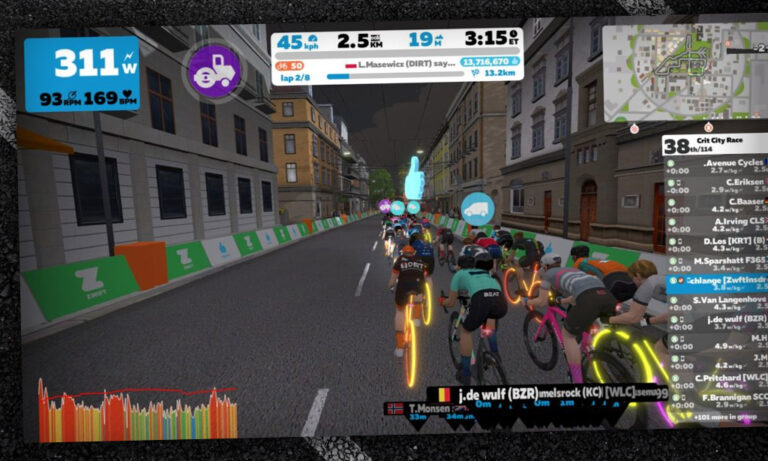 Misused Zwift Powerups: The Steamroller