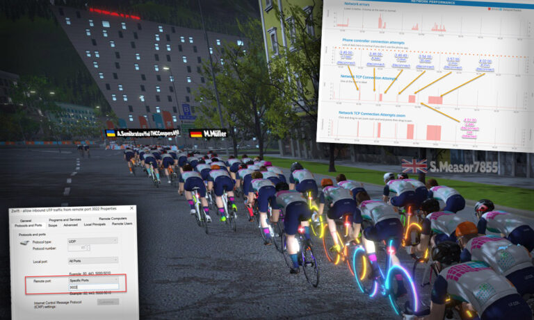 Nearby Zwifters Disappearing from the Screen – A Story of Zwift Troubleshooting