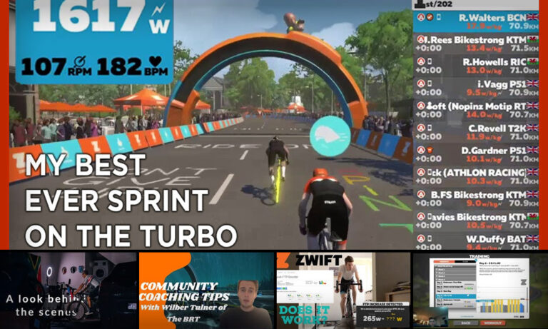 Top 5 Zwift Videos: Race Efforts, TTT Tip, and Hard Workouts
