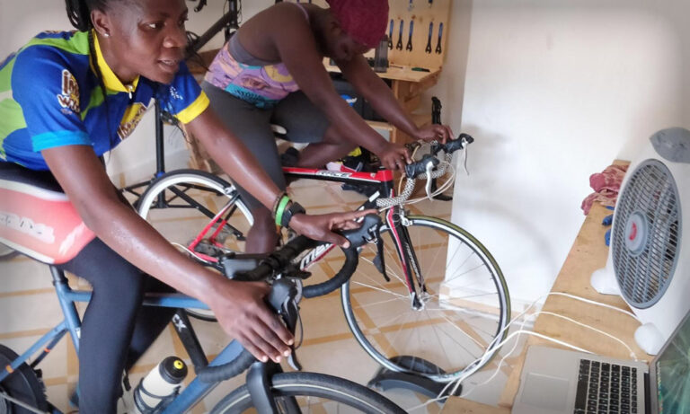 The Ugandan Zwift Team
