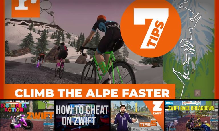 Top 5 Zwift Videos: Faster Alpe Times, Race Planning, and April Foolishness