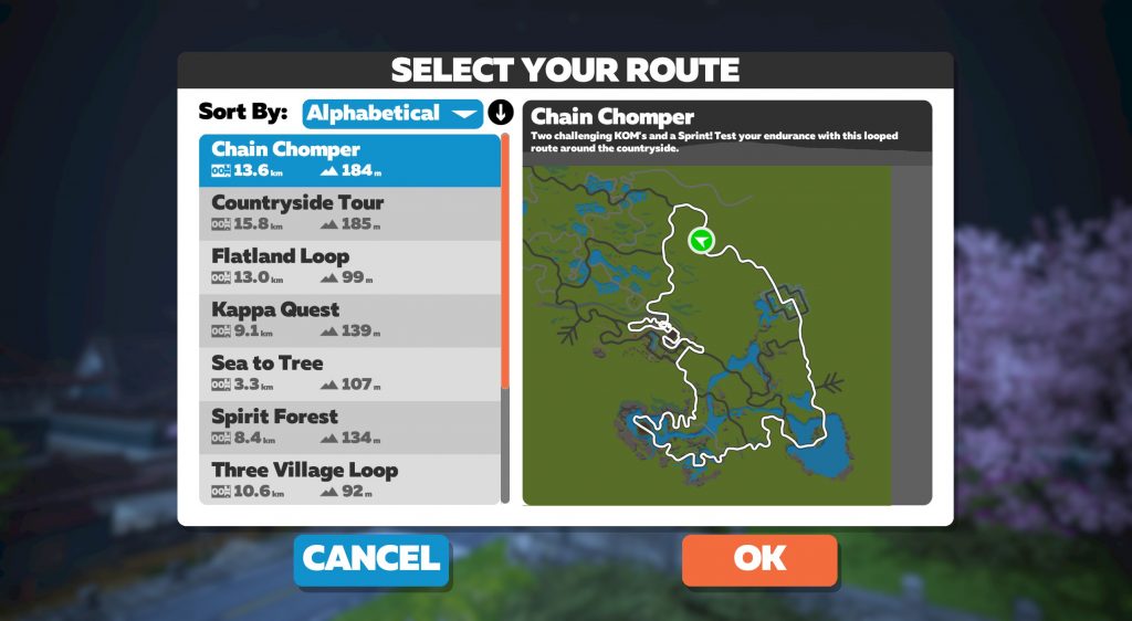 countryside tour zwift race