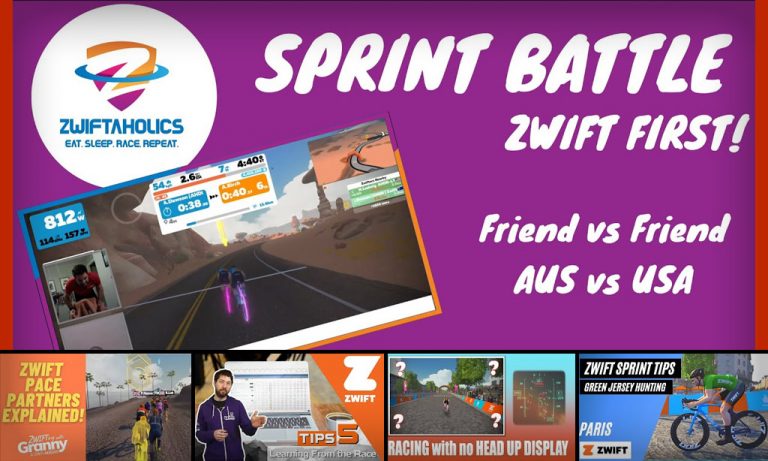 Top 5 Zwift Videos: Sprints, No HUD Racing, and Pace Partners