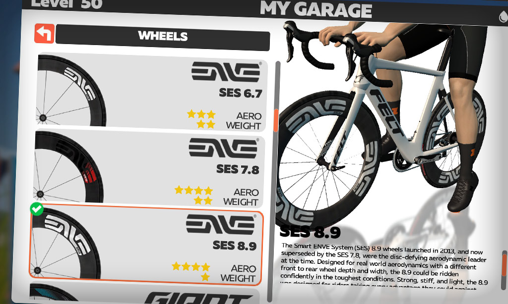 Zwift on sale bike upgrades