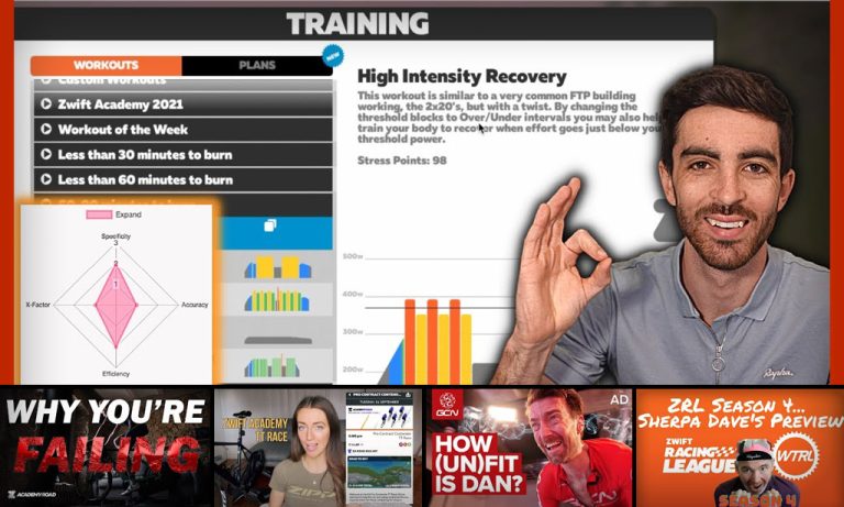 Top 5 Zwift Videos: Workouts, Zwift Academy, and TT Racing