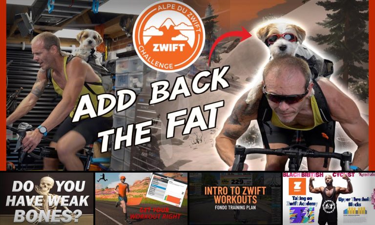 Top 5 Zwift Videos: Dog Climbs The Alpe, Zwift Academy Run, and Workouts