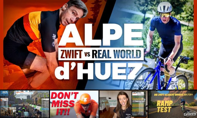 Top 5 Zwift Videos: Alpe Comparison, Zwift Academy, and Racing