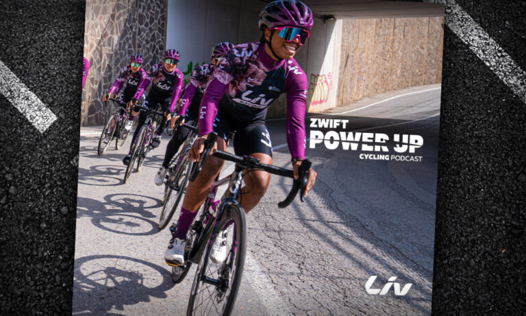 Zwift 101 with Ayesha McGowan and the New Liv Langma (Zwift PowerUp Cycling Podcast)