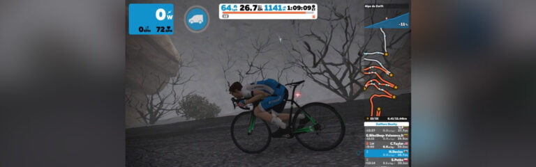 Hywel Davies Finishes 1000th Zwift Race