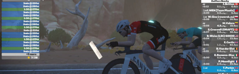 Training with Rowe & King, Weeks 8-9