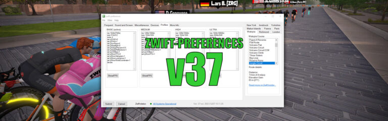Zwift-Preferences v37 Released: Customize Preferences, Graphics Profiles, and More on Zwift