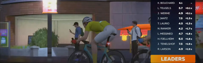 Zwift Premier League, Week 1: How the Race Was Participated In