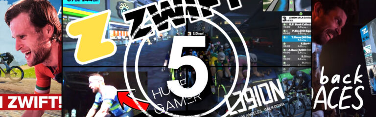 Top 5 Zwift Videos: Kid Helpers, Racing Hard, and Indoor Gear