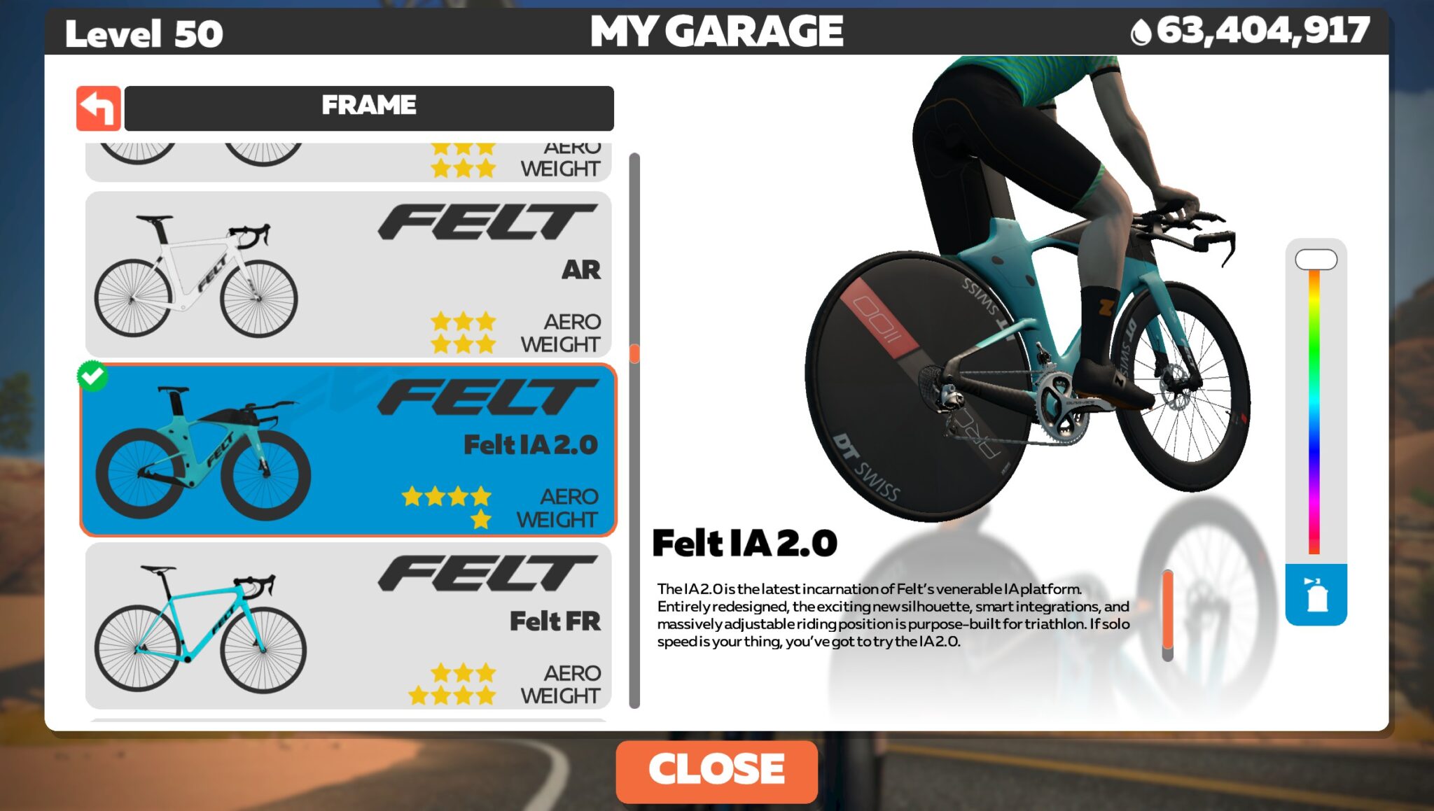 zwift frames and wheels